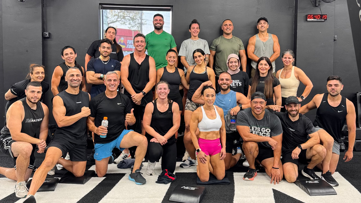 Members building strength at HIIT Nation gym in Bankstown